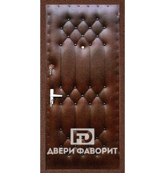 Недорогая квартирная дверь с винилискожей