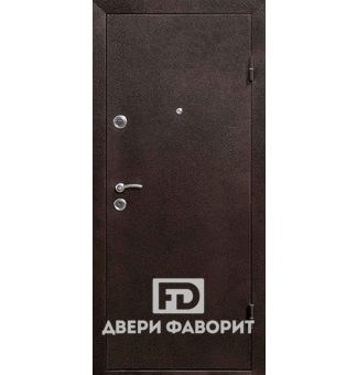 Недорогая стальная дверь в квартиру с верхним замком