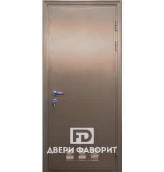 Противопожарная дверь с вентиляцией