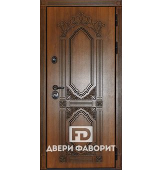 железная дверь с виноритом под дерево