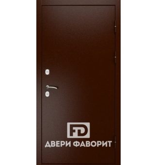 стальная дверь с порошком усилена тремя петлями