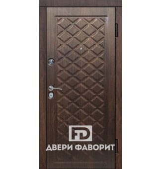 Дверь с МДФ (узор ромбы)