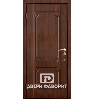 дверь из металла отделанная виноритом под дерево